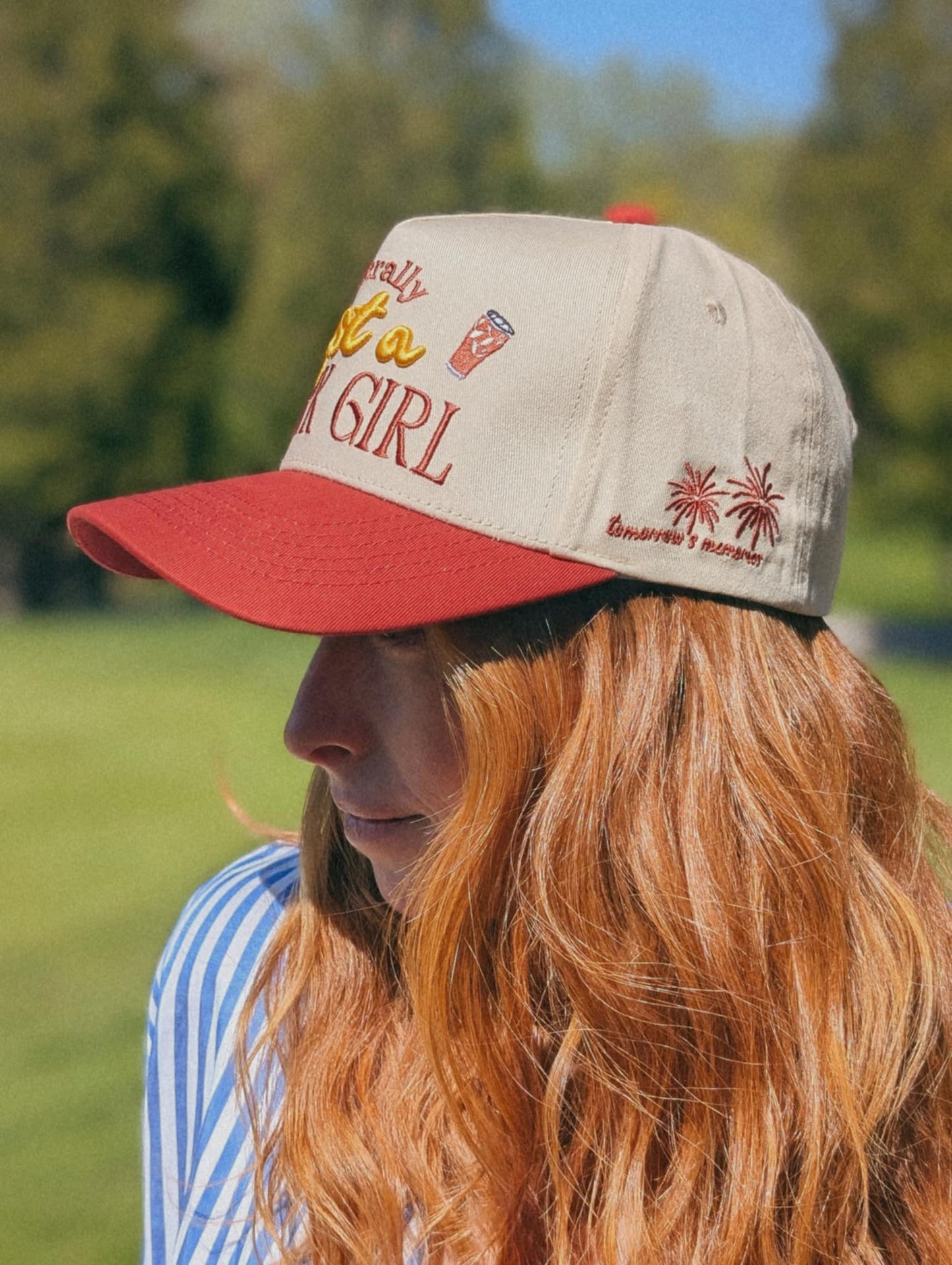 LITERALLY JUST A PARK GIRL HAT (PRESALE)