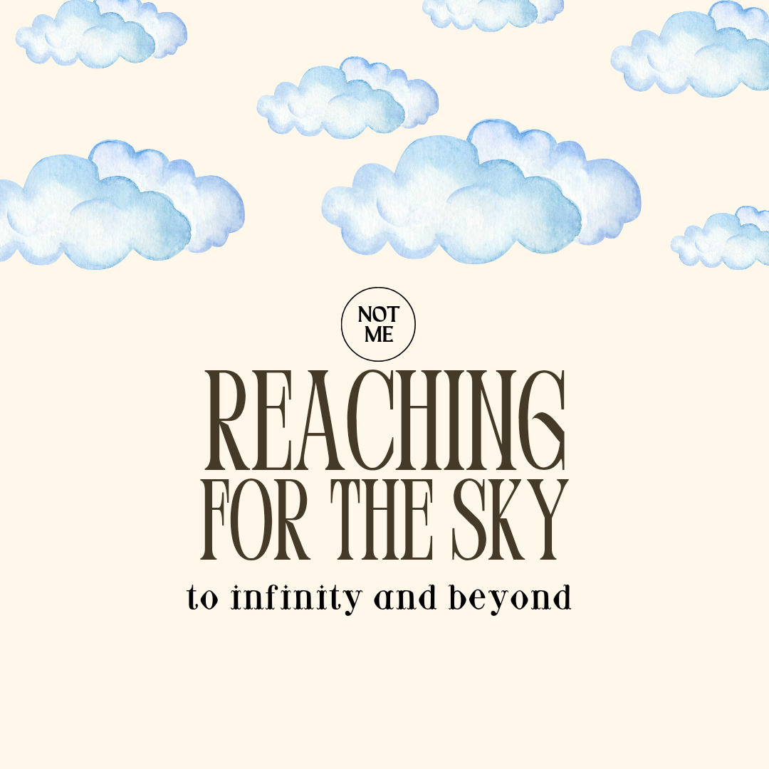 NOT ME REACHING FOR THE SKY HAT