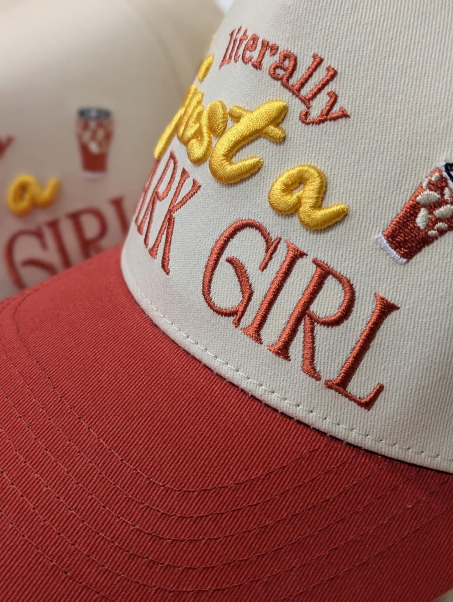 LITERALLY JUST A PARK GIRL HAT (PRESALE)