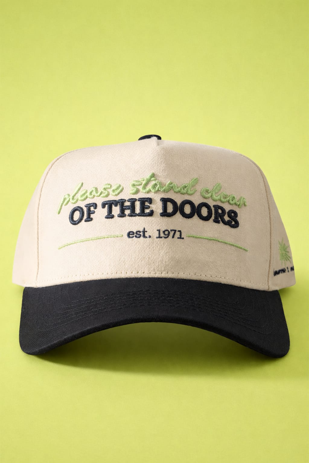 PLEASE STAND CLEAR OF THE DOORS HAT