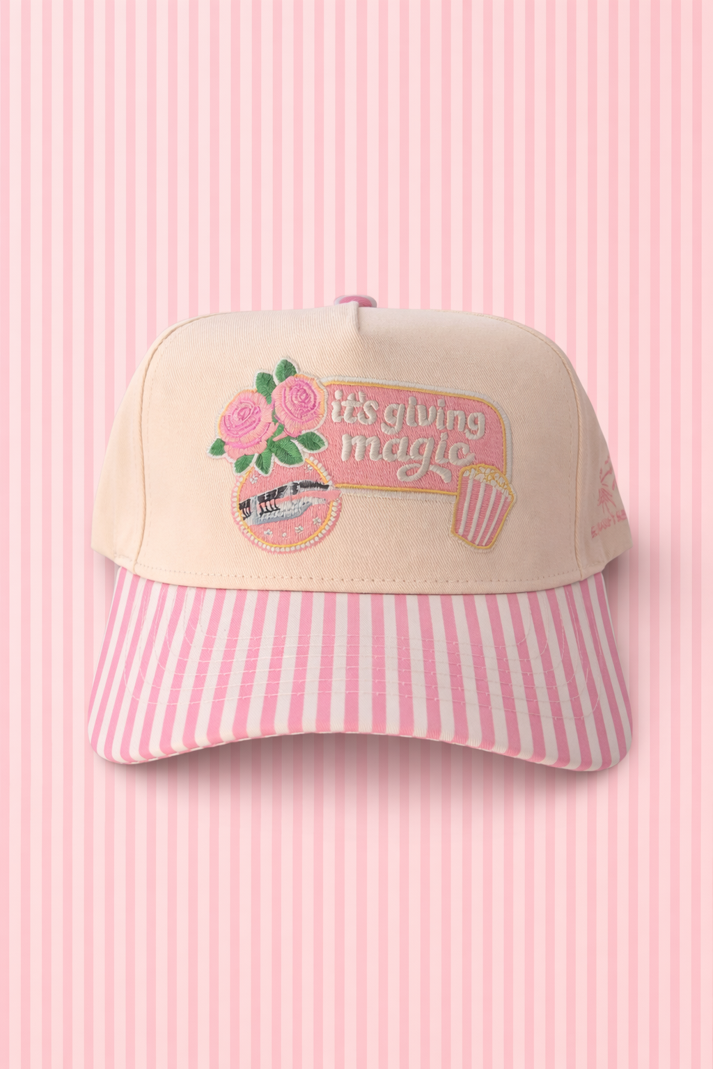 PINK STRIPE MAGIC HAT